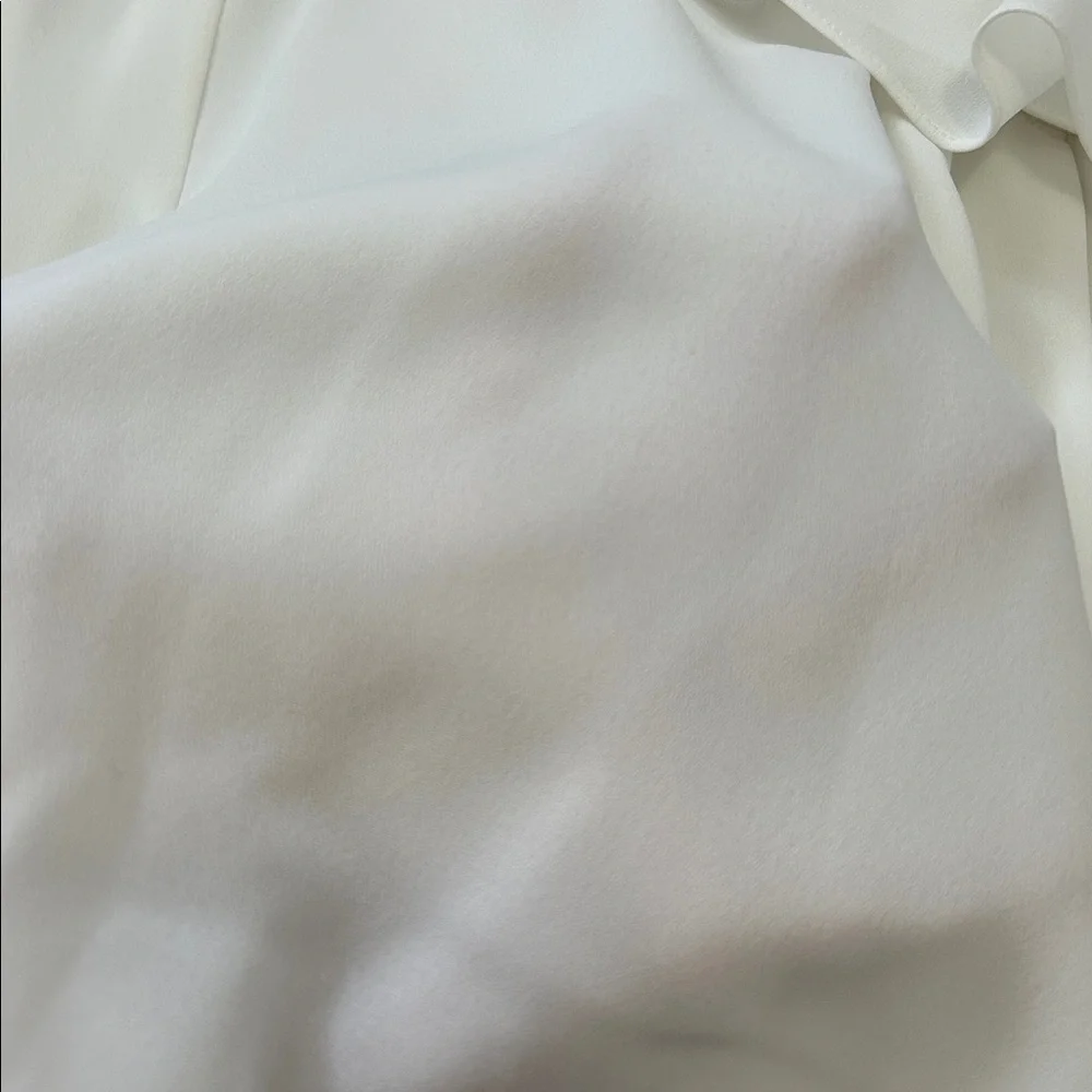 BCBGMAXAZRIA Indina Cape Romper White